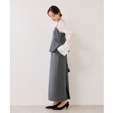 【WEB限定】美easyコンフォートツイルペプラム切替キャミワンピース イージー… | VIS  | 詳細画像9 