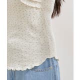 【洗える】パターンメッシュフリルキャミソール | VIS | 詳細画像17