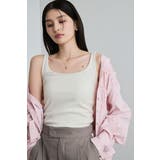 【洗える】タイニーストラップラメタンクトップ | VIS  | 詳細画像5 