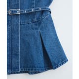 【洗える】デニムフレアベアトップ | VIS | 詳細画像16