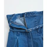 【洗える】デニムフレアベアトップ | VIS | 詳細画像17