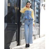 【洗える】デニムフレアベアトップ | VIS | 詳細画像2