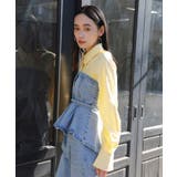 【洗える】デニムフレアベアトップ | VIS | 詳細画像4