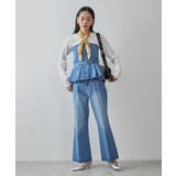 【洗える】デニムフレアベアトップ | VIS | 詳細画像9