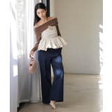 コサージュ付きバルーンナイロンビスチェ | VIS  | 詳細画像23 