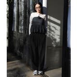 コサージュ付きバルーンナイロンビスチェ | VIS  | 詳細画像25 