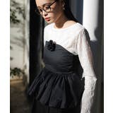 コサージュ付きバルーンナイロンビスチェ | VIS  | 詳細画像26 