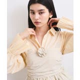 コサージュ付きバルーンナイロンビスチェ | VIS  | 詳細画像7 