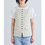 サマーツィードボタンアップキャミトップス/セットアップ対応 | VIS | 詳細画像22
