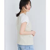 サマーツィードボタンアップキャミトップス/セットアップ対応 | VIS | 詳細画像6