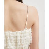 【洗える】フリンジジャガードビスチェ | VIS  | 詳細画像19 