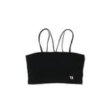 【ViVi12月号掲載】【選べる着丈】カップ付きロゴ刺繍キャミソール【洗える】 | VIS | 詳細画像17