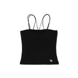 【ViVi12月号掲載】【選べる着丈】カップ付きロゴ刺繍キャミソール【洗える】 | VIS | 詳細画像21