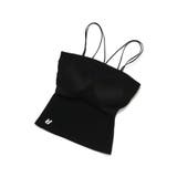 【ViVi12月号掲載】【選べる着丈】カップ付きロゴ刺繍キャミソール【洗える】 | VIS | 詳細画像23