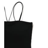 【ViVi12月号掲載】【選べる着丈】カップ付きロゴ刺繍キャミソール【洗える】 | VIS | 詳細画像25