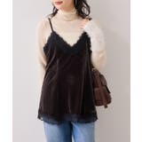 ベロアレースキャミチュニック | VIS  | 詳細画像4 