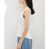 【洗える】フロントロゴ刺繍タンクトップ | VIS  | 詳細画像10 