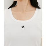 【洗える】フロントロゴ刺繍タンクトップ | VIS  | 詳細画像11 