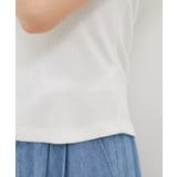 【洗える】フロントロゴ刺繍タンクトップ | VIS  | 詳細画像13 