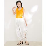 【洗える】フロントロゴ刺繍タンクトップ | VIS  | 詳細画像3 