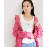 【洗える】フロントロゴ刺繍タンクトップ | VIS  | 詳細画像6 