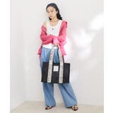 【洗える】フロントロゴ刺繍タンクトップ | VIS  | 詳細画像7 