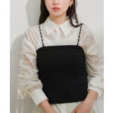 シャーリングキャミビスチェ | VIS  | 詳細画像1 