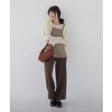 【美easy】ウーリッシュチュニック丈ビスチェ【セットアップ対応/洗える】 | VIS | 詳細画像10