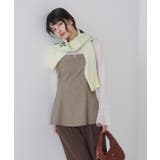 【美easy】ウーリッシュチュニック丈ビスチェ【セットアップ対応/洗える】 | VIS | 詳細画像11