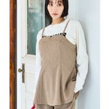 【美easy】ウーリッシュチュニック丈ビスチェ【セットアップ対応/洗える】 | VIS | 詳細画像15