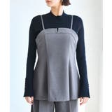 【美easy】ウーリッシュチュニック丈ビスチェ【セットアップ対応/洗える】 | VIS | 詳細画像21