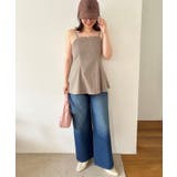 【美easy】ウーリッシュチュニック丈ビスチェ【セットアップ対応/洗える】 | VIS | 詳細画像36