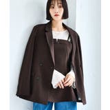 ブラウン(20) | 【美easy】ウーリッシュチュニック丈ビスチェ【セットアップ対応/洗える】 | VIS