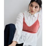 レッド系(61) | 【Miller】VIS別注モデルベロアルームブラ【洗える】 | VIS