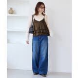 【WEB限定】サテンフリルビスチェ/2WAY | VIS  | 詳細画像2 