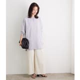 チュニック丈バンドカラーシャツ | VIS  | 詳細画像16 