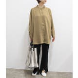 チュニック丈バンドカラーシャツ | VIS  | 詳細画像26 