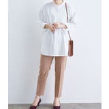 チュニック丈バンドカラーシャツ | VIS  | 詳細画像27 