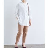 チュニック丈バンドカラーシャツ | VIS  | 詳細画像28 