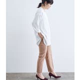 チュニック丈バンドカラーシャツ | VIS  | 詳細画像32 