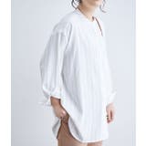 チュニック丈バンドカラーシャツ | VIS  | 詳細画像33 