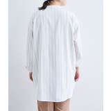 チュニック丈バンドカラーシャツ | VIS  | 詳細画像35 