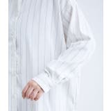 チュニック丈バンドカラーシャツ | VIS  | 詳細画像37 