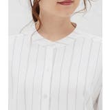 チュニック丈バンドカラーシャツ | VIS  | 詳細画像4 