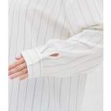 チュニック丈バンドカラーシャツ | VIS  | 詳細画像5 