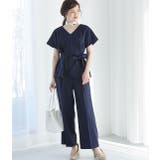 【セットアップ対応】【EASY CARE】麻調タックブラウス | VIS  | 詳細画像10 