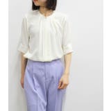 【2WAY】フロントタックブラウス | VIS  | 詳細画像10 