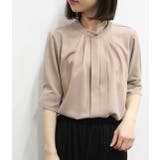 【2WAY】フロントタックブラウス | VIS  | 詳細画像1 