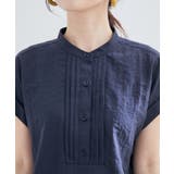 【セットアップ対応】柄＆無地アソートブラウス【EASY CARE】 | VIS  | 詳細画像21 