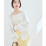 ホワイト系(11) | シアーストライプシャツ | VIS 